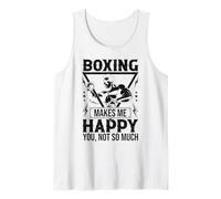 El Boxeo me Hace Feliz, tú no Tanto Camiseta sin Mangas