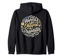 El Bromista más Bueno del Mundo Divertido Broma Humor Broma Amante Sudadera con Capucha