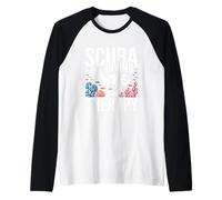 El Buceo es mi Terapia Reef Vibes Camiseta Manga Raglan