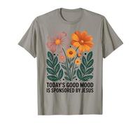 El buen estado de ánimo de hoy es patrocinado por Jesús Groovy Christian Camiseta