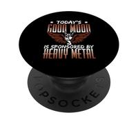 El Buen Estado de ánimo del músico Divertido de Hoy está patrocinado por Heavy Metal PopSockets PopGrip Adhesivo