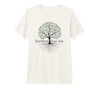 El Buen Karma Crece Profundo Naturaleza Alma Arte Espiritual Camiseta Premium