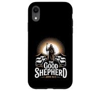 El buen pastor Juan 10:11 Verso bíblico cristiano Fe Carcasa para iPhone XR