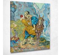 El Buen Samaritano (Después de Delacroix) Van Gogh Vincent cuadro impresión sobre lienzo vvg72, 90 x 72 cm