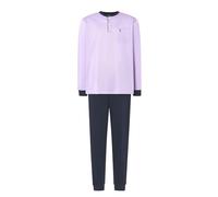 El Búho Nocturno Pijama Hombre Largo Premium Made in Portugal - Punto Grueso Invierno 100% Algodón o Mezcla Entretiempo Otoño - Ropa Dormir Caballero Manga Larga, 64% Alg., 36% Pol., Rosa 5104, XXL