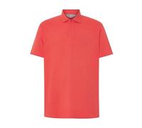 El Búho Nocturno Polo Hombre Manga Corta Algodón 100% Piqué Liso - Cuello Italiano Spread Firme Elegante - Regular Fit Holgado Largo - Deporte Casual Vestir Tallas Grandes S-5XL - Salmón 0108, XXL