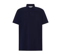El Búho Nocturno Polo Hombre Manga Corta Algodón 100% Piqué Liso - Cuello Italiano Spread Firme Elegante - Regular Fit Holgado Largo - Deporte Casual Vestir Tallas Grandes S-5XL - Azul 0102, L