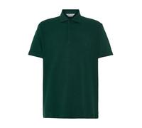 El Búho Nocturno Polo Hombre Manga Corta Algodón 100% Piqué Liso - Cuello Italiano Spread Firme Elegante - Regular Fit Holgado Largo - Deporte Casual Vestir Tallas Grandes S-5XL - Verde 0105, 3XL