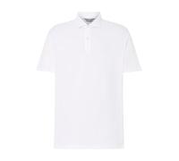 El Búho Nocturno Polo Hombre Manga Corta Algodón 100% Piqué Liso - Cuello Italiano Spread Firme Elegante - Regular Fit Holgado Largo - Deporte Casual Vestir Tallas Grandes S-5XL - Blanco 0101, 4XL