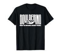 El búlder Donde lo Imposible se Hace Posible Camiseta