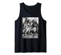 El Caballero, la Muerte y el Diablo de Albrecht Durer (1513) Camiseta sin Mangas