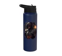El caballero un héroe en el sombrío Stainless Steel Insulated Water Bottle