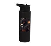 El caballero un héroe en el sombrío Stainless Steel Insulated Water Bottle