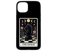 El Caballo Divertido Caballero de Ajedrez Jugador Tarot Tarjeta Witchy Carcasa para iPhone 15 Plus