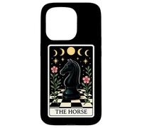 El Caballo Divertido Caballero de Ajedrez Jugador Tarot Tarjeta Witchy Carcasa para iPhone 15 Pro