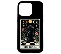 El Caballo Divertido Caballero de Ajedrez Jugador Tarot Tarjeta Witchy Carcasa para iPhone 15 Pro MAX