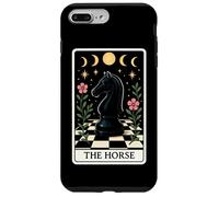 El Caballo Divertido Caballero de Ajedrez Jugador Tarot Tarjeta Witchy Carcasa para iPhone 7 Plus/8 Plus