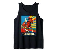 El Caballo Puma, Carreras de Caballos, Santa Anita, del Mar, Caballos Camiseta sin Mangas