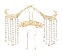 El cabello chino, Palillos for el cabello vintage, tocado Hanfu for mujeres antiguas, horquilla con borlas, accesorios for el cabello, conjunto completo for coleccionar