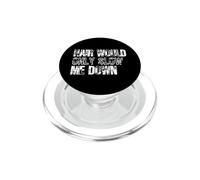 El Cabello Solo me ralentizaría la Cabeza Calva Divertida PopSockets PopGrip para MagSafe