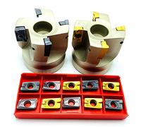 El cabezal de corte de fresado BAP400R BAP 400 50 63 80 es adecuado for APKT1604 APMT1604, herramienta de torneado CNC, cortador de fresado de inserción de carburo(BAP400R 80-27-6T,No insert)