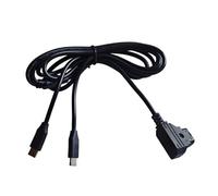El cable adaptador divisor Plug and Play D-tap a tipo C ofrece doble capacidad de carga con cable divisor USB C de transferencia de datos de alta velocidad