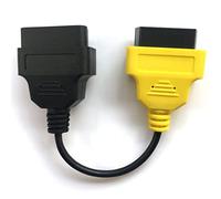 El cable adaptador OBD 3 A3 amarillo para vehículos de la serie Italia puede restablecer el diagnóstico del asiento de la radio