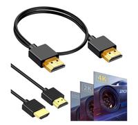 El cable HDMI a Mini HDMI ultrasuave y fino OD3.2 admite alta velocidad 4K @ 60Hz 18gbps 2160p 1080p Cable HDMI extremadamente delgado y Flexible(A-C,2M)