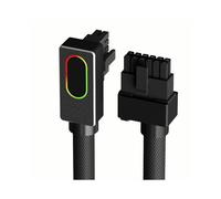 El Cable Modular de 16 Pines Tiene un Cable Que Sale de Cada Lado y Se Conecta Al PCI 5.0 12VHPWR A de la Tarjeta Gráfica RTX 40. A