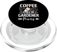 El café da Poderes al Jardinero PopSockets PopGrip para MagSafe