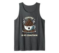 El café es mi coautor | Profesor amante del café | Facultad Camiseta sin Mangas