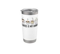 El café es mi pasatiempo Tazas de café divertidas Vaso térmico de acero inoxidable de doble pared