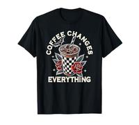 El café lo cambia todo, rosas góticas vanguardistas Camiseta