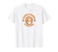El café Siempre es una Buena Idea Camiseta gráfica económica, Hombre, Blanco, S