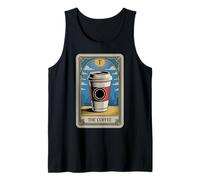 El café Tarot Card Office Compañero de Trabajo Café Camiseta sin Mangas