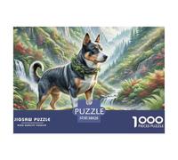 El Cairn Terrier 1000 Piece Jigsaw Puzzle For Adults Family Challenge Toys Stress Relief Puzzle Cultivate The Spirit of Teamwork for Men, Women, Elders, Seniors 38x26cm/1000pcs