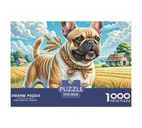 El Cairn Terrier 1000 Pieces Jigsaw Puzzles For Adults Family Challenge Toys Stress Relieving Entertainment Cultivate The Spirit of Teamwork For Adults Gifts 38x26cm/1000pcs