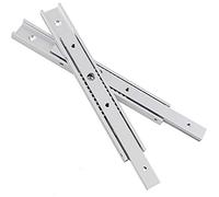 El cajse desliza el lado de montaje, Correderas for cajones con rodamientos de bolas 20 mm, doble fila acero(450mm)