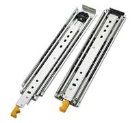 El cajse desliza el lado de montaje, Correderas for cajones de 3 pliegues alta resistencia con rodamientos bolas extensión completa(1000mm)