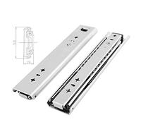 El cajse desliza el lado de montaje, Correderas for cajones de alta resistencia 1200 mm con extensión completa 3 pliegues(250mm(10inch))