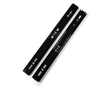 El cajse desliza el lado de montaje, Correderas for cajones de tocador, correderas for con cierre suave, herrajes for gabinetes(Cold-rolled Steel,45 cm)