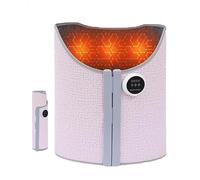 El Calentador de piernas plegable Calentador de 360° totalmente cerrado Con temporizador Calentador eléctrico personal pequeño(Pink-2)