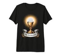 El Cáliz Eucaristía Misa Católica y Adoración Camiseta Premium