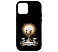 El Cáliz Eucaristía Misa Católica y Adoración Carcasa para iPhone 12/12 Pro
