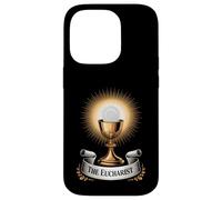 El Cáliz Eucaristía Misa Católica y Adoración Carcasa para iPhone 14 Pro