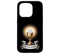 El Cáliz Eucaristía Misa Católica y Adoración Carcasa para iPhone 15 Pro