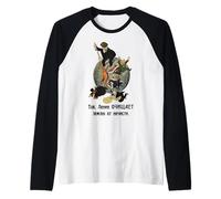El camarada Lenin Limpia la Tierra de la inmundicia - Propaganda de la URSS Camiseta Manga Raglan