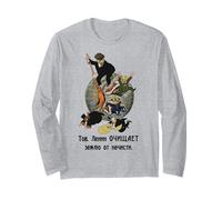 El camarada Lenin Limpia la Tierra de la inmundicia - Propaganda de la URSS Manga Larga