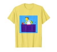 El Camarero de Moe's Tavern de Los Simpson Camiseta, Hombre, Limón, S