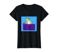 El Camarero de Moe's Tavern de Los Simpson Camiseta, Mujer, Negro, XS